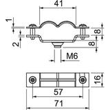 705/D, OBEJMY DYSTANS.13-20MM OC.G.