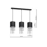 lampa wisząca Almeria 3xE27 czarna MLP64300 Milagro
