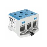 MAA3150B10 Złączka szynowa gwintowa AL/CU/ 25 - 150 mm2/ TS 35 / 1 tor, 6 otw. zaciskowych, OTL150-3