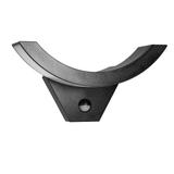 SPINEL LED 10W oprawa ogrodowa z czujnikiem ruchu 140st 800lm IP54 4000K IK10 czarna AD-OP-6119BLPMR