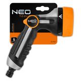 Zraszacz wielofunkcyjny, 5 funkcji, z płynną regulacj, metalowa tarcza