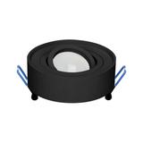 SORMUS R ramka dekoracyjna oprawy punktowej MR16/GU10 max 50W regulowana koło czarna AD-OD-6169/B OR