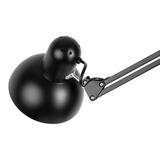 LUWES lampa podłogowa, E27, max. 30W, 185 cm, czarna