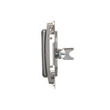 Simon Basic Adapter (przejściówka) na osprzęt standardu 45 × 45 mm. Montaż do puszki na łapki i wkręty stal inox BMA45M/21 KONTAKT