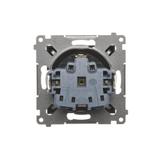 Simon 54 Gniazdo Schuko z przesłonami 16A z. śrub. brąz mat