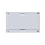 univers N Blok dla szyn zbiorczych poziomych 12/20/30x5/10mm 60mm 1-pol. 150x250mm UE11E0 HAGER