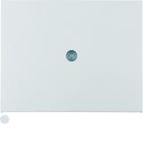 BERKER K.5 Płytka czołowa do przyłączy kablowych aluminium 10057003 HAGER