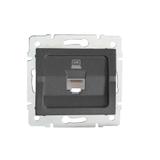 LOGI Gniazdo komputerowe pojedyncze (RJ45Cat 6 Jack) Grafit 021400041 25286 KANLUX