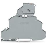 TOBJOB S złączka bezpiecznikowa dwupiętrowa z uchylną podstawką