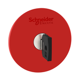 Harmony XB5 Przycisk grzybek fi60 czerwony z kluczem nr 455 plastikowy ZB5AS964 Schneider