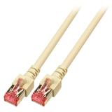 Patchcord RJ45 S/FTP kat. 6 LSZH szary 25m