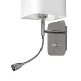Milagro kinkiet Napoli E27 + LED 1W 90lm 4000K biały/chrom ML63600