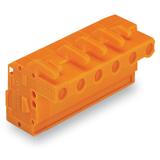 MCS-MIDI Classic gniazdo kątowe 10-bieg. pomarańczowe raster 7,62 mm /25szt./ WAGO