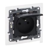 Niloe Selection - Gniazdo 2P+Z - IP44 16A - 250 V - Z Przesłoną Zaciski Śrubowe Antracyt 762237 LEGRAND
