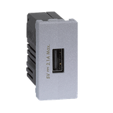 Simon Connect USB ładowarka K45 (45x225) gniazdo typ A 5V/21A aluminium