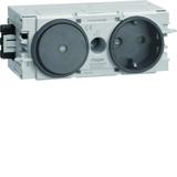 tehalit.WA Gniazdo SCHUKO z przełącz. WAGO C-profil antracyt GS11009011 HAGER