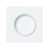 Simon 100 Pokrywa do gniazda bez uziemienia biały mat