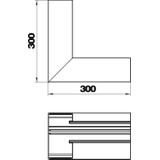 GA-AI90170EL, Naroże wewnętrzne asymetryczne