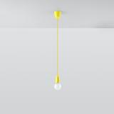 Sollux Lampa wisząca DIEGO 1 żółta SL.0578