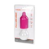 Bateryjna lampka nocna na sznurku 1W LED 3 x AAA różowa LA-5/P ORNO