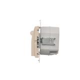 Simon 54 Oprawa oświetleniowa LED z czujnikiem ruchu 230V AC 1.4 W białe zimne 5900 K kremowy