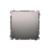 Simon Basic Przycisk światło 16A z. śrub. stal inox