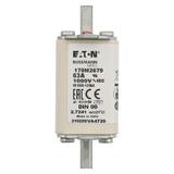 63A 1000V aR DIN 00 TYPE T FUSE Wkładka szybka 63A AC 1000V DIN 00 aR DIN IEC nieizolowane 170M2679