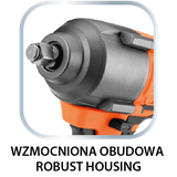 Klucz udarowy bezszczotkowy 18V, 850Nm, 1/2”, Energy+, bez akumulatora