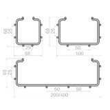 KCS300H60/3 Korytko siatkowe