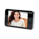 Elektroniczny wizjer do drzwi 4" szerokokątny obiektyw bateryjny srebrny OR-WIZ-1107 ORNO