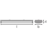 Oprawa liniowa LINEAR SURFACE 600 P 18W 840 white IP44 DALI