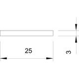 FL 25-CU, Płaskownik