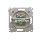 Simon 54 Gniazdo antenowe TV pojedyncze Do instalacji indywidualnych kremowy