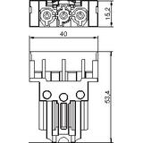 STA-SKS S1 W, Adapter zaciskowy PROSTY