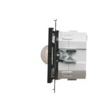 Simon 55 Elektroniczny łącznik hotelowy z podświetleniem LED Czarny mat