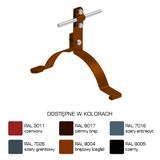 Uchwyt gąsiorowy "WZÓR 14" Z-śruba H=10 cm, /LA/