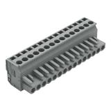 kątowy wtyk sprężynowy raster 5 mm 15-torowy /25szt./ WAGO