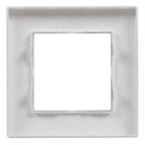Niloe Step Ramka Pojedyncza 1X Kolor Aluminium Szczotkowane 863891 LEGRAND
