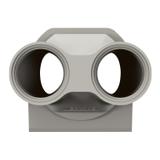 NOWE PLEXO - PRZEPUST KABLOWY - 2 WEJŚCIA - IS020 SZARY