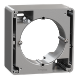 Sedna Design & Elements, podstawa natynkowa, srebrne aluminium