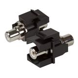 Adapter Keystone Snap-In Cinch (czarne gniazdo / biały pierścień)