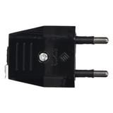 Wtyczka płaska bez uziemienia 2,5A 230VAC czarna OR-AE-1374/B ORNO