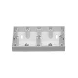 Simon 55 Puszka natynkowa narożna 2-krotna do ramek LINE/DUO Jasnoszary mat