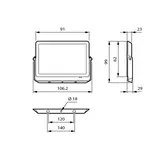 PILA BVP008 10W 4000K Naświetlacz