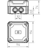 T 60 HD LGR, Puszka odgałęźna