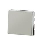 Mosaic Przycisk Jednobiegunowy - 2 Moduły Aluminium 6X-250V 079240L LEGRAND