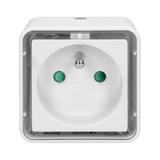 Lampka nocna LED z gniazdem sieciowym LA-6 ORNO