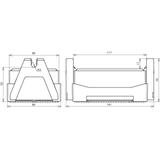 Wspornik dachowy typ FB 2, wg DIN 48829, tworzywo/beton