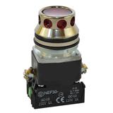 Przycisk NEF30-KLX/24V/W3 czerwony W0-NEF30-KL X/W3 C PROMET