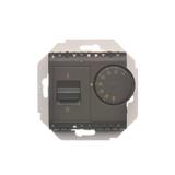 Simon 54 Regulator temperatury z czujnikiem wewnętrznym 16(2) A 230V. Montaż na wkręty brąz mat